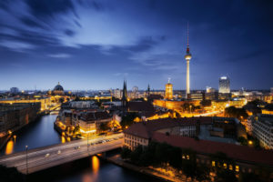 Berlin at night, Germany Berlin at night, Germany